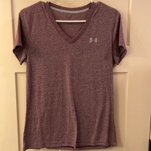 Under armour purple tee